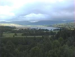 View South-East from Carbisdale Castle to the River Kyle of Sutherland and Bonar Bridge